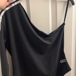 Black Adidas body suit